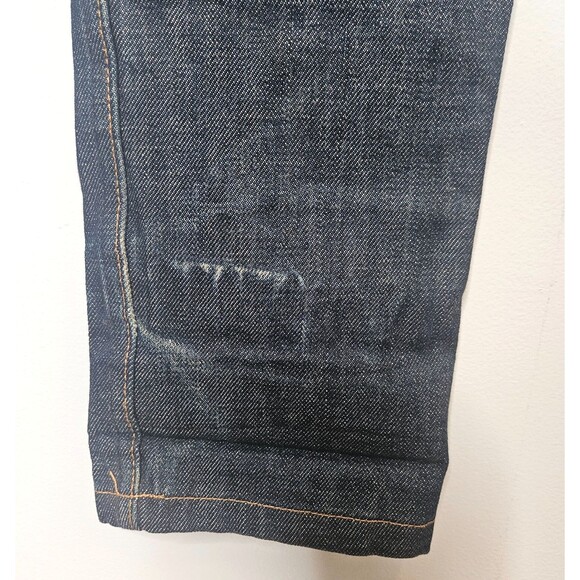 A.P.C. Petit Standard Jeans 27x33 Selvedge Japanese Distressed Straight Slim - Picture 7 of 12